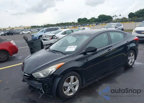 2013 Hyundai Elantra Gls from USA, damaged, VIN 5NPDH4AE6DH372074